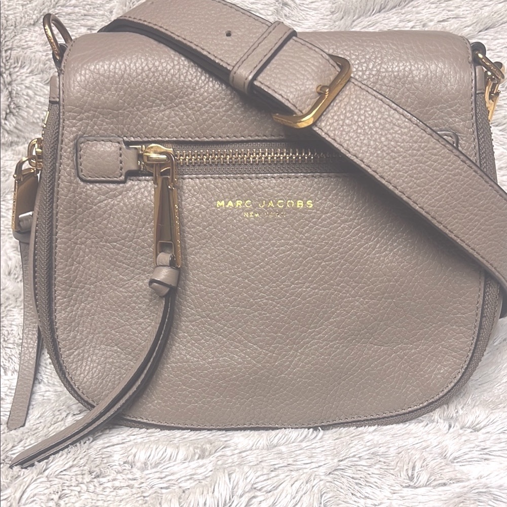 Marc Jacobs Recruit Nomad Leather Saddle crossbody bag
